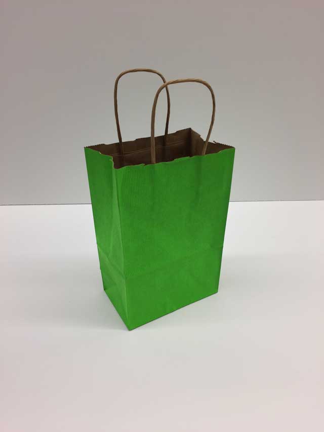 Colored Paper Shopping Bags