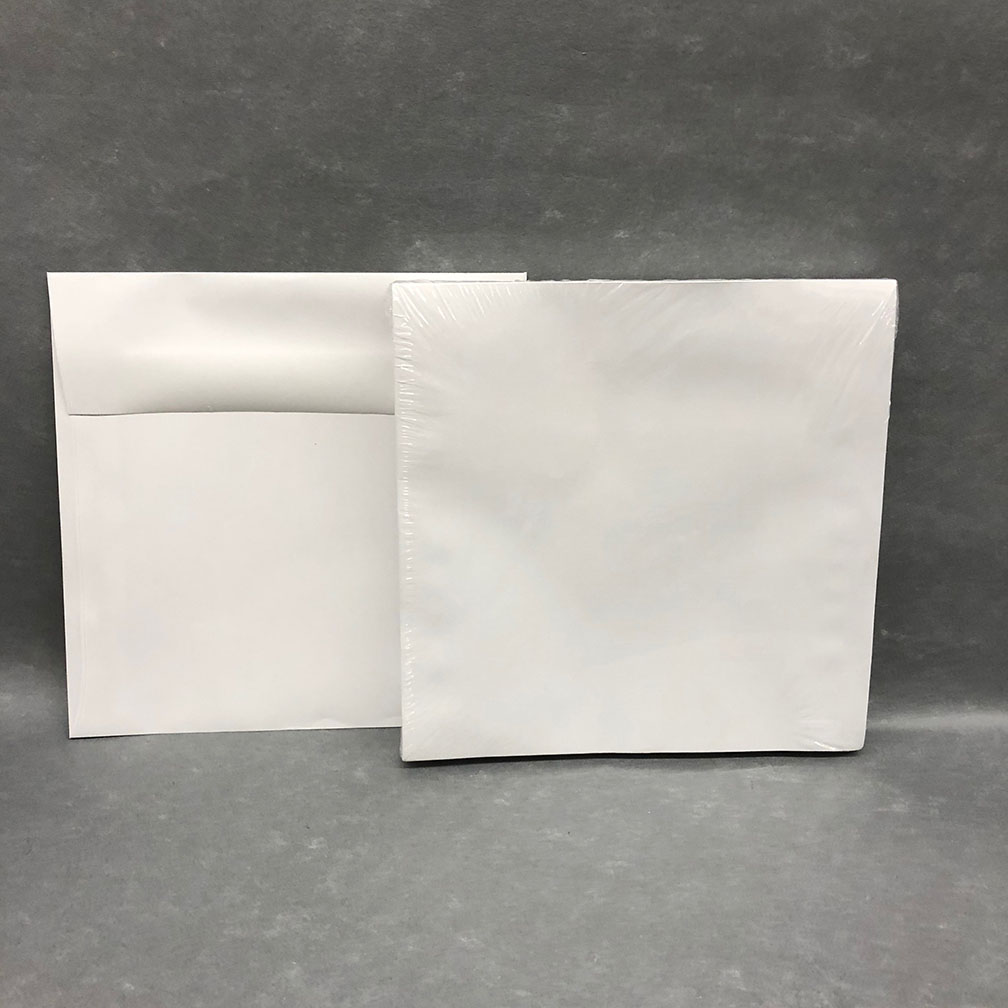 25 A-7 5x7 Smooth White Envelopes 