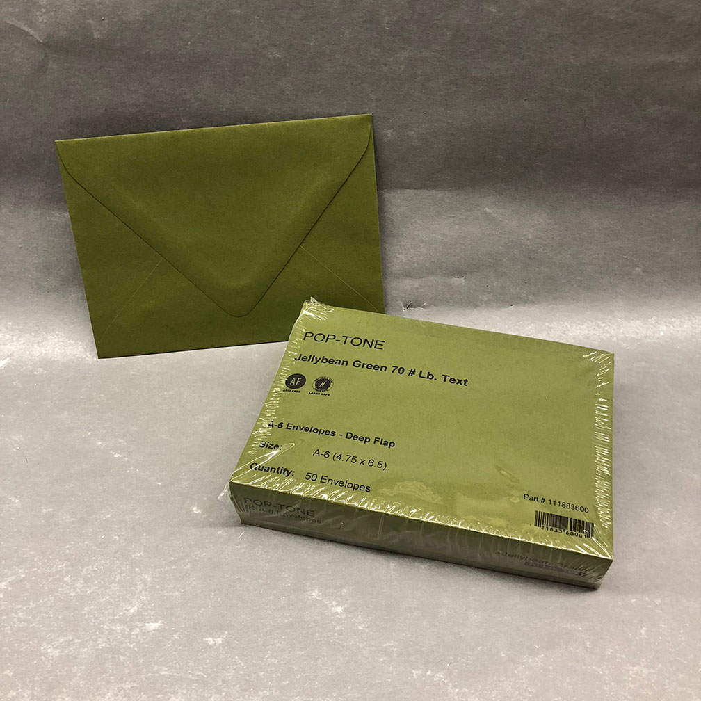 A6 Envelope  4 3/4 x 6 1/2 Euro Flap - Cards & Pockets